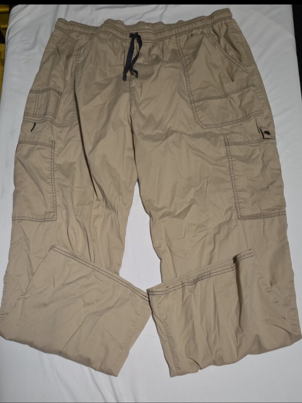 Dickies mens 40x32 khaki cargo thin pants #19
